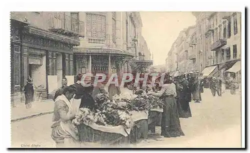 Nice Ansichtskarte AK Marche aux fleurs Facade de l&#39Opera TOP