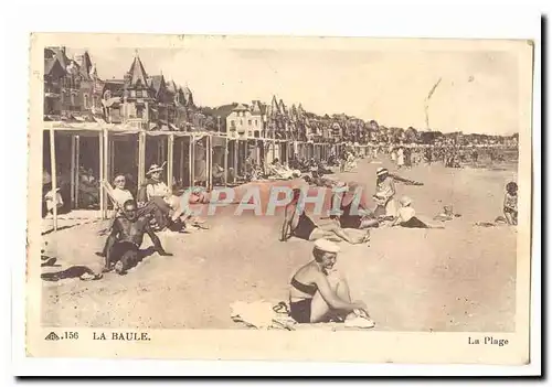 La Baule Cartes postales La plage