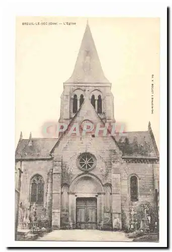 Breuil le Sec Cartes postales L&#39eglise