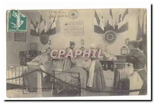 Exposition de Toulouse 1908 Cartes postales Union des femmes de France Groupe de Toulouse Croix Rouge Hopital Re