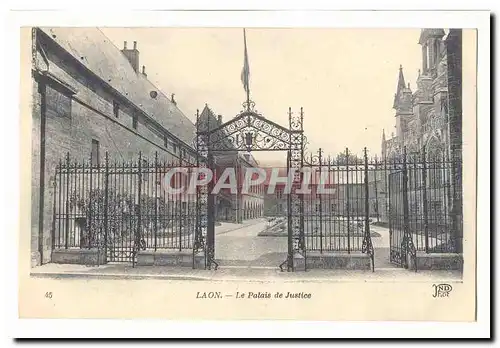 Laon Cartes postales Le palais de justice