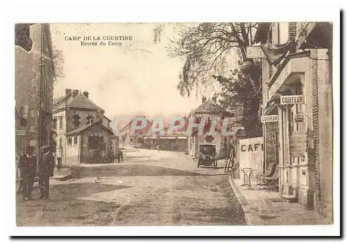 Creuse CAmp de la Courtine Cartes postales Entree du camp (dont coiffeur)