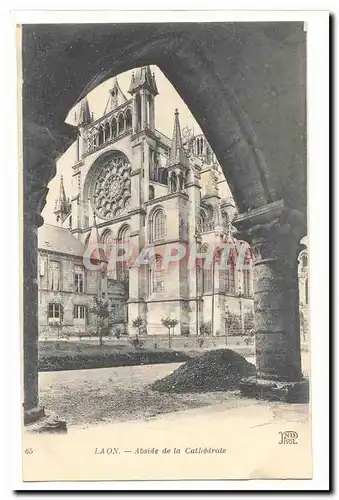 Laon Ansichtskarte AK Abside de la cathedrale