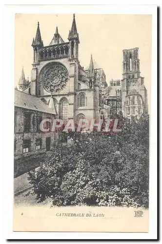 Laon Cartes postales Cathedrale