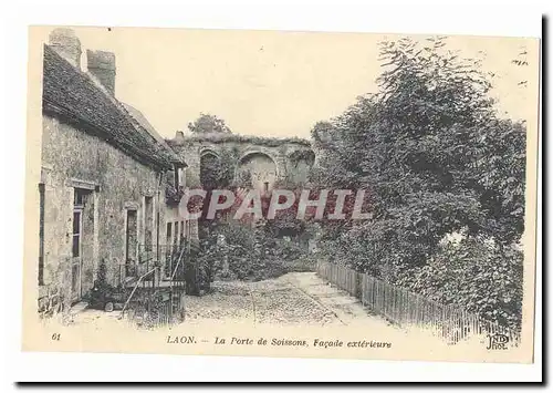 Laon Ansichtskarte AK La porte de Soissons Facade exterieure