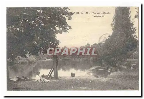 Bayon Cartes postales Vue sur la Moselle