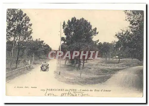 Pornichet les Pins Cartes postales L&#39entree du Bois d&#39Amour