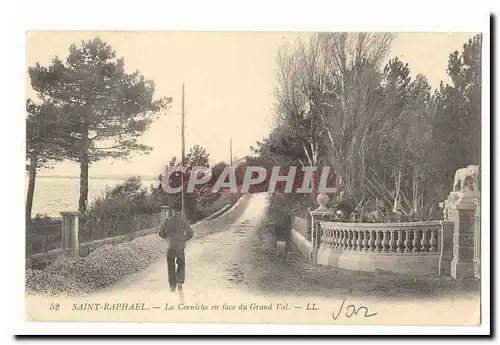 Saint Raphael Cartes postales La corniche en face du grand val