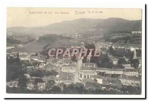 Mauleon Cartes postales Vue generale