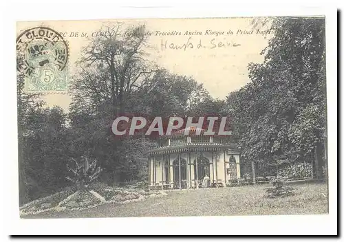 Parc de Saint Cloud Ansichtskarte AK Jardin du Trocadero Ancien kiosque du prince imperial