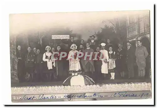 Theatre CARTE PHOTO Stadt Theater Kaiserslautern 12 fevrier 1919 carte photo