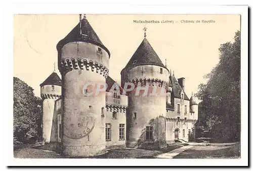 Malesherbes Ansichtskarte AK Chateau de Rouville