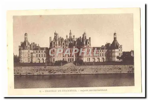 Chateau de Chambord Ansichtskarte AK Facade septentrionale