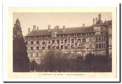 Chateau de Blois Ansichtskarte AK Facade Francois 1er