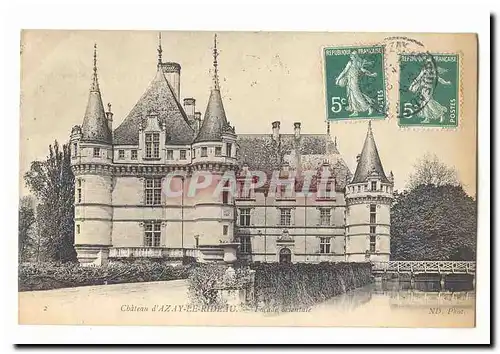 Azay le Rideau Ansichtskarte AK Le chateau Facade orientale