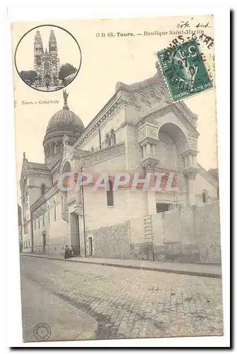 Tours Cartes postales Basilique Saint Martin