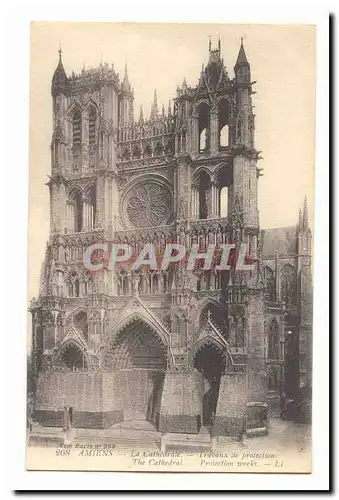 Amiens Cartes postales La cathedrale Travaux de protection