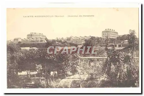 Sainte Menehould Cartes postales Quartier de cavalerie