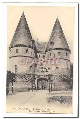 Beauvais Cartes postales Le palais de justice