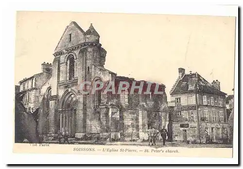 Soissons Cartes postales L&#39eglise St Pierre