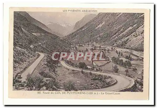 Route du col de Puymorens Ansichtskarte AK Le grand LAcet