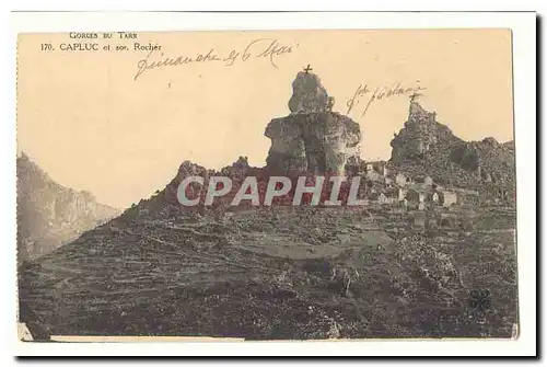 Gorges du Tarn Cartes postales Capluc et son rocher