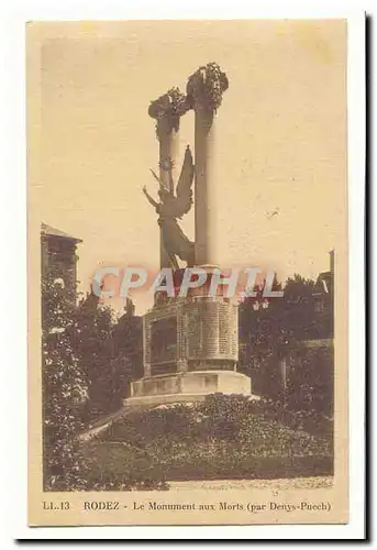 Rodez Ansichtskarte AK Le monument aux morts (par Denys Puech)