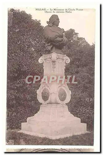 Millau Cartes postales Le monument de Claude Peyrot Oeuvre du statuaire Mallet