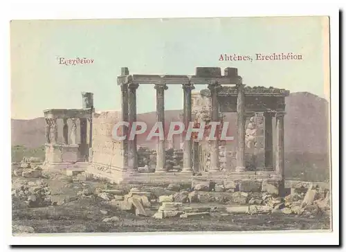 Grece Ansichtskarte AK Athens Erechtheion