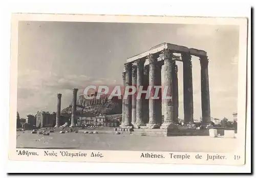 Grece Ansichtskarte AK Athenes Temple de Jupiter