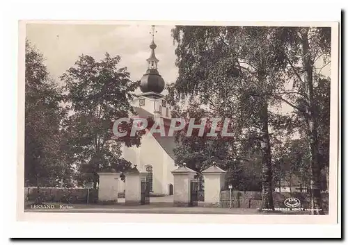 Suede Moderne Karte Leksand Kyrkan Sweden