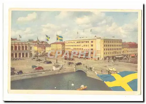 Suede Gamla Uppsala Kyrkan Moderne Karte Sweden