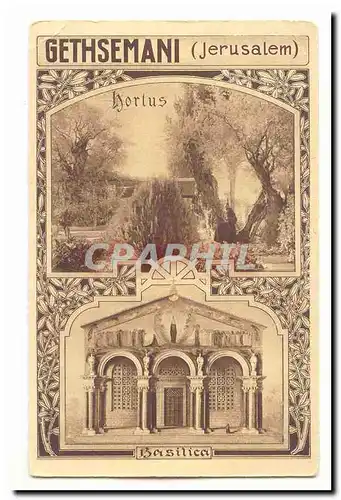 Israel Jerusalem Cartes postales Gethsemani Basilica (judaica)