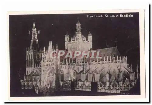 Den Bosch Cartes postales St Jan in floodlight