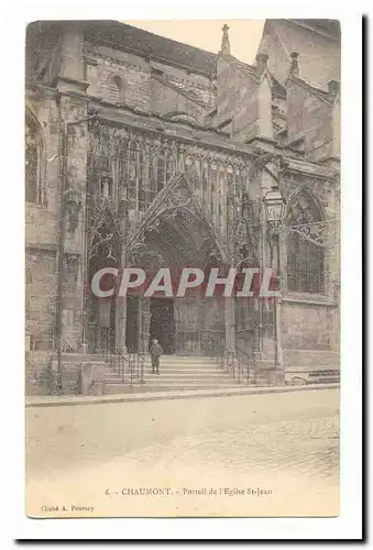 Chaumont Ansichtskarte AK Portail de l�eglise St Jean