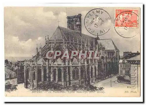 Nevers Cartes postales La cathedrale Eglise Saint Cyr