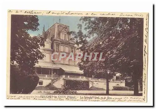 Pougues les Eaux Cartes postales Le splendide hotel vu du parc