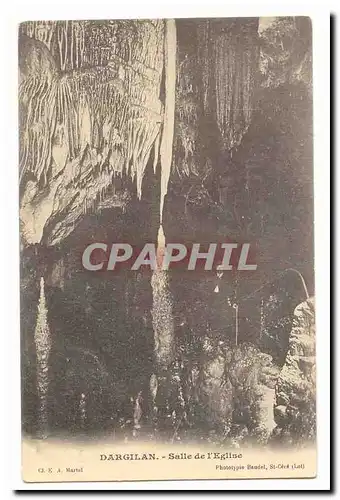 Dargilan Cartes postales Salle de l'eglise