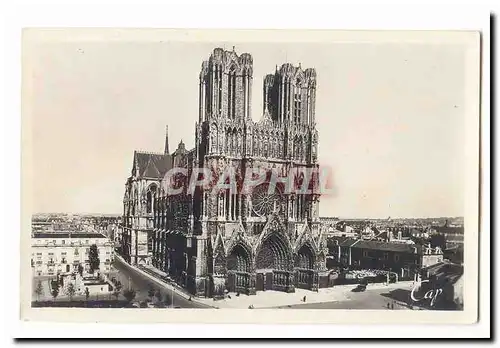 Reims Cartes postales La cathedrale