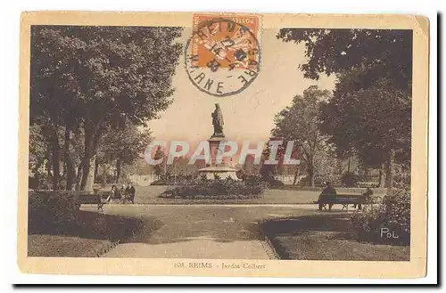 Reims Cartes postales Jardin Colbert