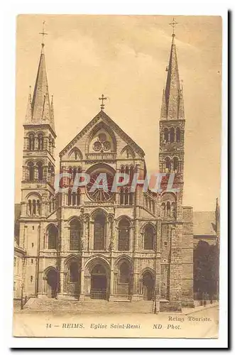 Reims Ansichtskarte AK L�eglise St Remi