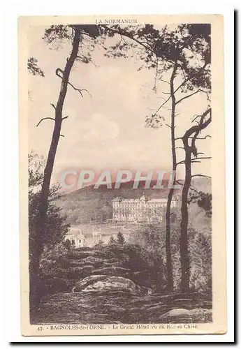 Bagnoles de l&#39Orne Cartes postales Le grand hotel vu du roc au chien