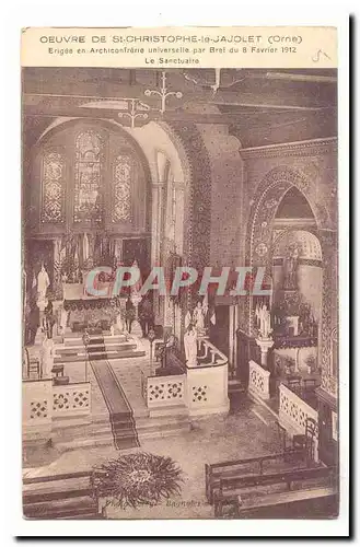 Oeuvre de St Christophe le Jajolet Cartes postales Erigee en archiconfrerie universelle par Bref du 8 fevrier 19