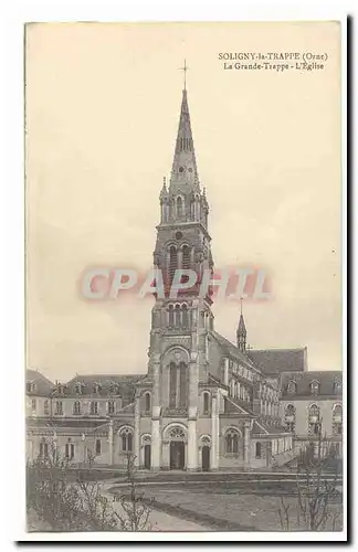 Soligny la Trappe Cartes postales La grande trappe L'eglise