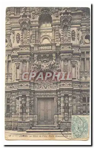 Arras Cartes postales Hotel de ville porte monumentale