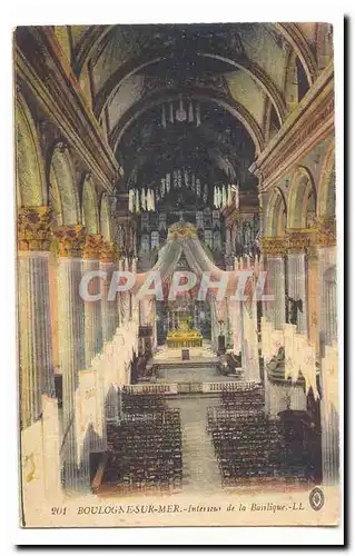 Boulogne sur Mer Cartes postales Interieur de la basilique