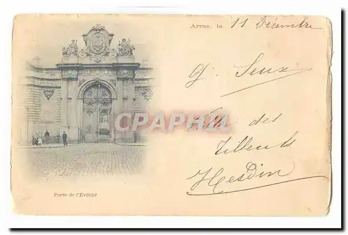 Arras Cartes postales Porte de l&#39eveche (carte precurseur)