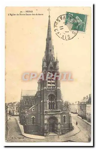 Arras Ansichtskarte AK L&#39eglise Notre Dame des Ardents