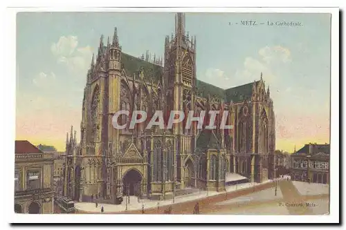 Metz Cartes postales La cathedrale