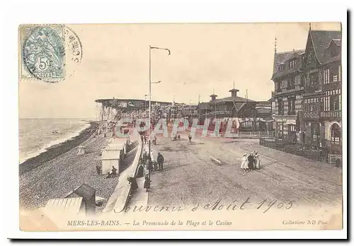 Mers les Bains Cartes postales La promenade de la plage et le casino